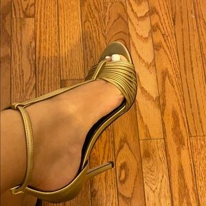 Gold heels